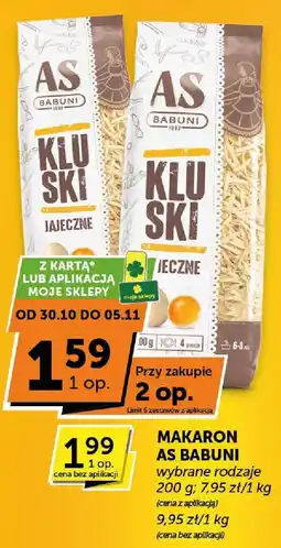 Euro Sklep Makaron AS Babuni kluski jajeczne oferta