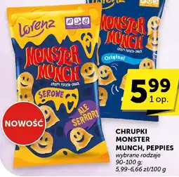 Euro Sklep Chrupki Monster Munch, Peppies wybrane rodzaje Lorenz oferta
