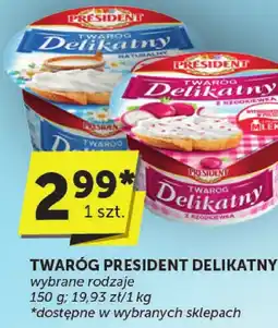Euro Sklep Twaróg President Delikatny wybrane rodzaje 150 g oferta