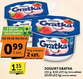 Jogurt Gratka różne smaki Danone