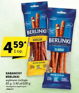 Groszek Kabanosy Berlinki wybrane rodzaje oferta