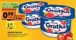 Groszek Jogurt Gratka o smaku truskawkowym Danone oferta