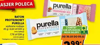 Baton proteinowy Purella Superfoods wybrane rodzaje