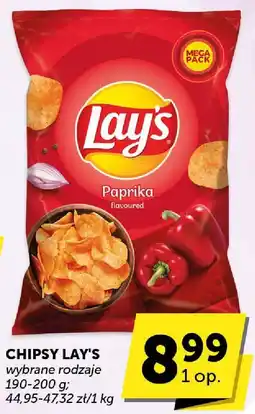 Groszek Chipsy Lay's Papryka wybrane rodzaje oferta