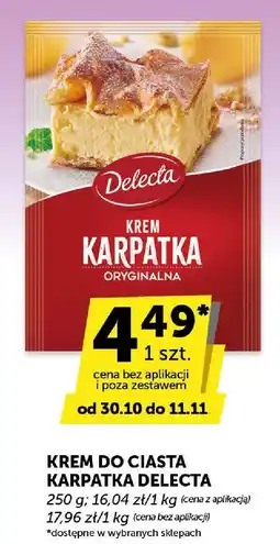 Groszek Krem do ciasta Karpatka Delecta oryginalna oferta