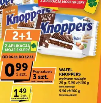 Wafel Knoppers orzechowo-mleczne