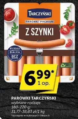 ABC Parówki Tarczyński wybrane rodzaje oferta