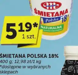 Groszek Śmietana Polska 18% 400 g Mlekovita oferta