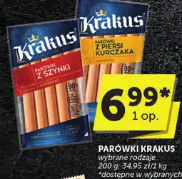 Groszek Parówki Krakus z serem kurczaka oferta