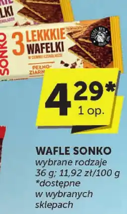 ABC Wafle Sonko wybrane rodzaje oferta
