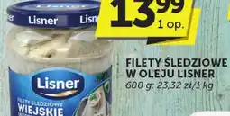 Groszek Filety śledziowe w oleju Lisner oferta