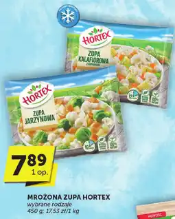 Groszek Mrożona zupa Hortex jarzynowa, kalafiorowa oferta