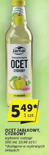 Groszek Ocet jabłkowy, cydrowy JAMAR wybrane rodzaje oferta