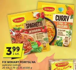 Groszek Fix Winiary Pomysł na wybrane rodzaje 26-69 g oferta