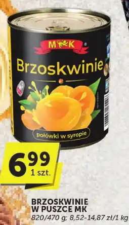 Groszek Brzoskwinie w puszce MK oferta