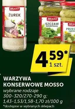 Euro Sklep Warzywa konserwowe Mosso oferta