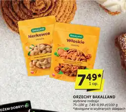 ABC Orzechy Bakalland wybrane rodzaje oferta