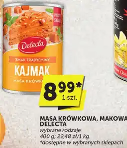 ABC Masa krówkowa makowa Delecta wybrane rodzaje oferta