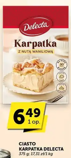 Euro Sklep Ciasto Karpatka Delecta z nutą waniliową oferta