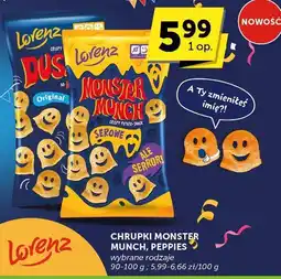 ABC Chrupki Monster Munch, Peppies Lorenz oferta