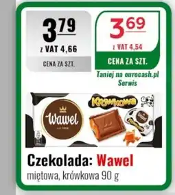 Eurocash Czekolada: Wawel miętowa, krówkowa oferta