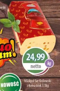 DUO-TES Mlekpol Ser Królewski z Kolna blok oferta
