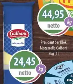 DUO-TES President Ser Blok Mozzarella Galbani oferta