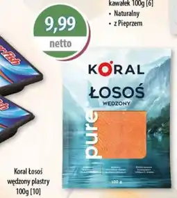 DUO-TES Koral Łosoś wędzony plastry Koral oferta