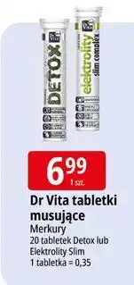 E.Leclerc Tabletki musujące detox Dr Vita oferta