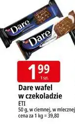 E.Leclerc Baton z orzechami ziemnymi w mlecznej czekoladzie Eti Dare oferta