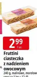 E.Leclerc Ciastka kruche z nadzieniem malinowym Fruttini oferta