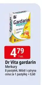 E.Leclerc Suplement diety gardarin w pastylkach do ssania miód i cytryna Dr Vita oferta