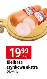 E.Leclerc Kiełbasa szynkowa extra Olewnik oferta