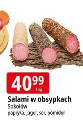E.Leclerc Salami w obsypce serowej Sokołów oferta