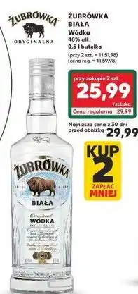 Kaufland Wódka Żubrówka Biała oferta