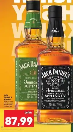 Kaufland Whiskey Jack Daniel's Tennessee Apple oferta