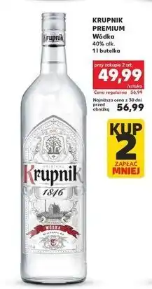 Kaufland Wódka Krupnik Vodka oferta