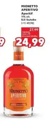 Kaufland Vermouth Mionetto Aperitivo oferta