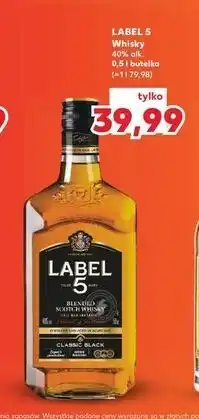 Kaufland Whisky Label 5 oferta
