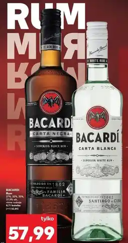 Kaufland Rum Bacardi Carta Negra oferta