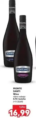 Kaufland Wino Monte Santi Original oferta