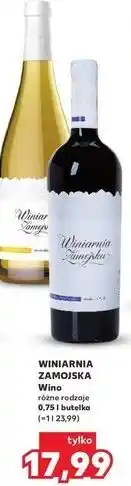 Kaufland Wino czarna porzeczka Winiarnia Zamojska oferta