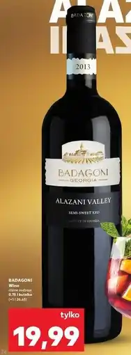 Kaufland Wino Badagoni Alazani Semi Dry oferta