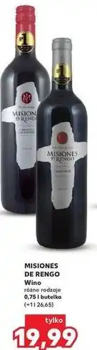 Kaufland Wino Misiones De Rengo Cabernet Sauvignon oferta