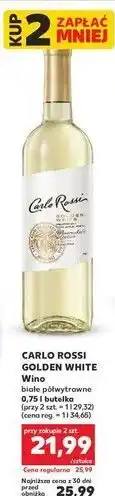Kaufland Wino Carlo Rossi Golden White oferta
