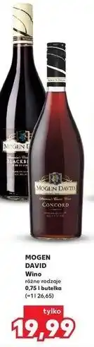 Kaufland Wino Mogen David Concord oferta