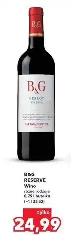 Kaufland Wino B&G Merlot oferta