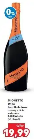 Kaufland Wino Mionetto 0.0% oferta