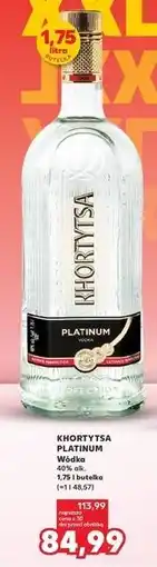 Kaufland Wódka Khortytsa Platinium oferta