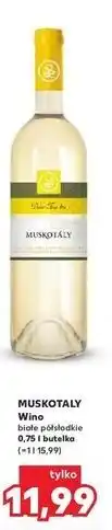 Kaufland Wino półsłodkie Muskotaly oferta